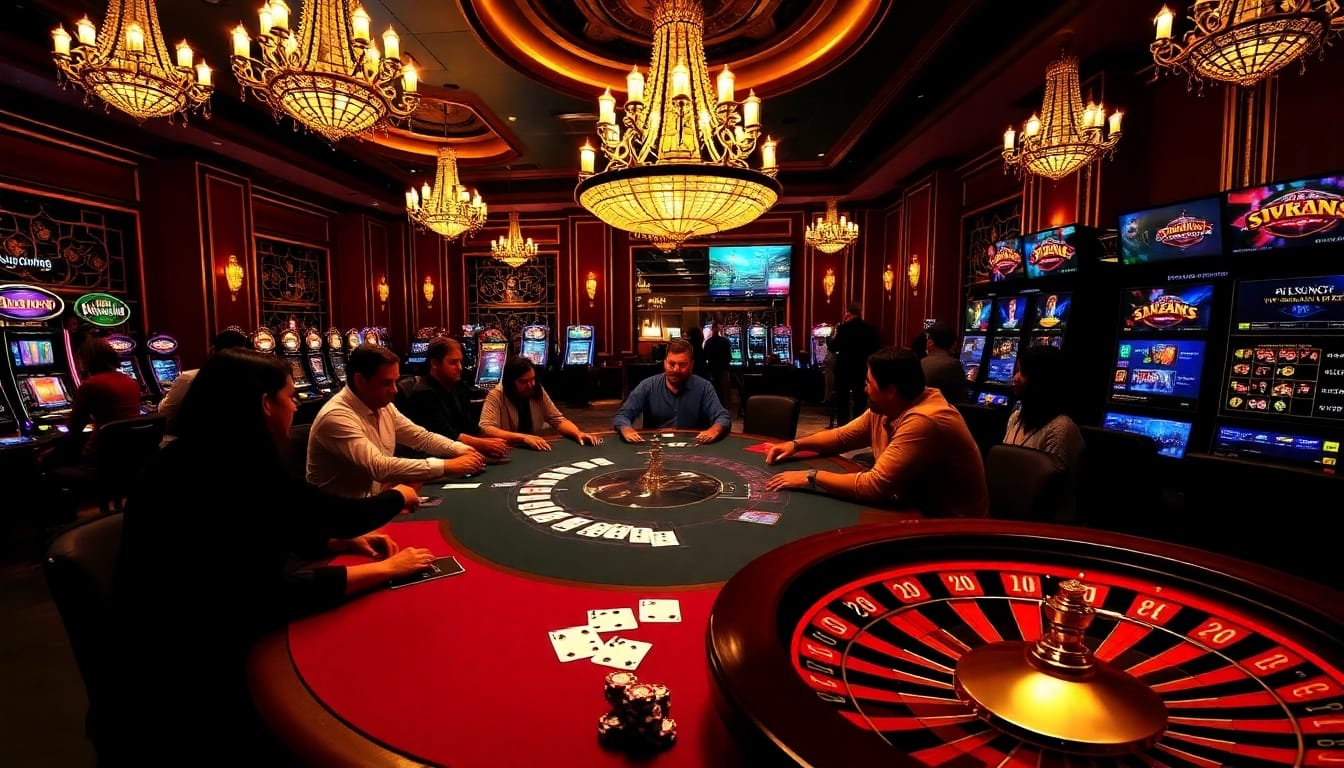 Engage in thrilling poker games at https://kuwinblog.com/ with an elegant casino atmosphere featuring vibrant tables and passionate players.