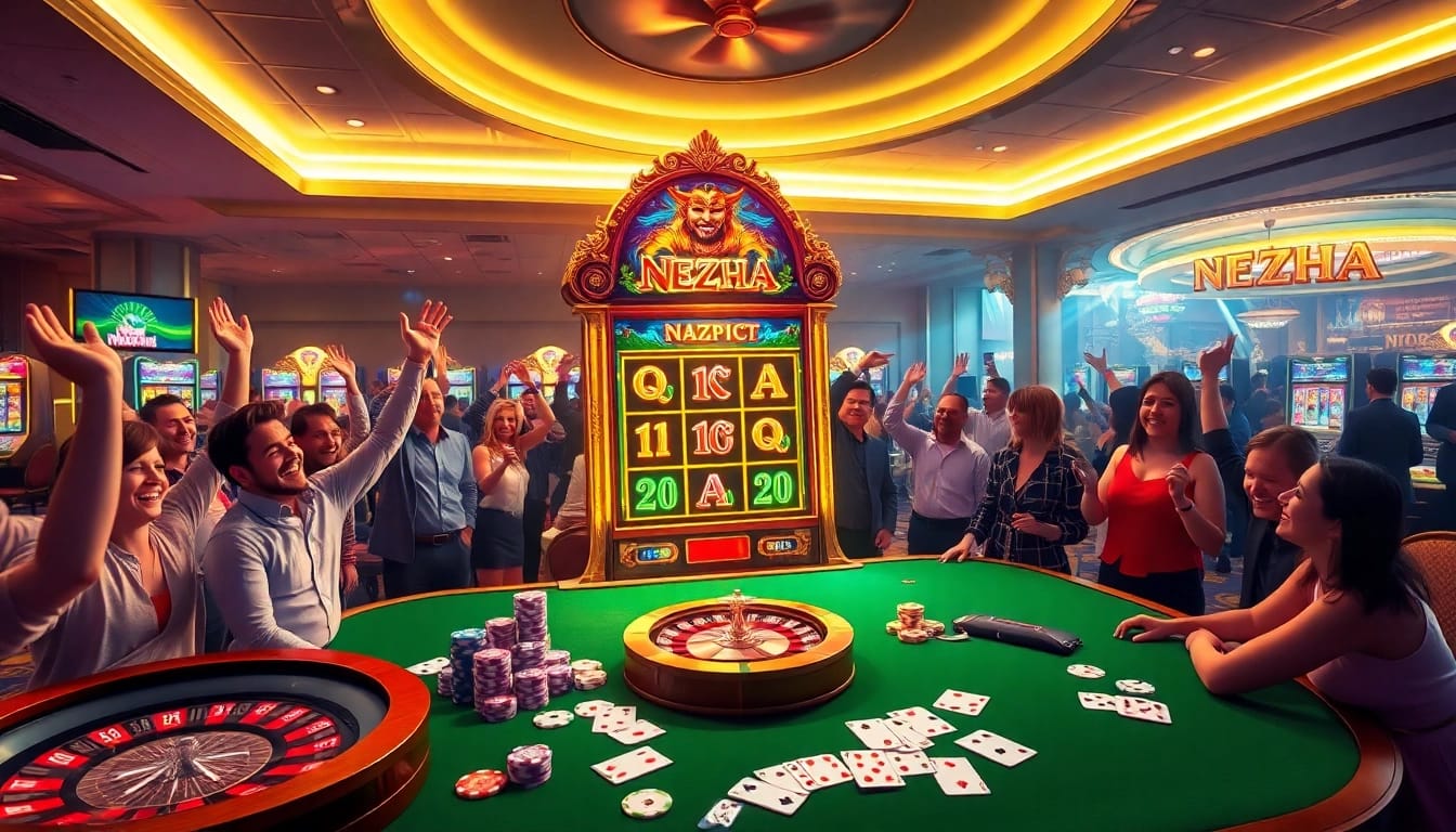 Win real money playing Nezha slot games in an exciting casino atmosphere.