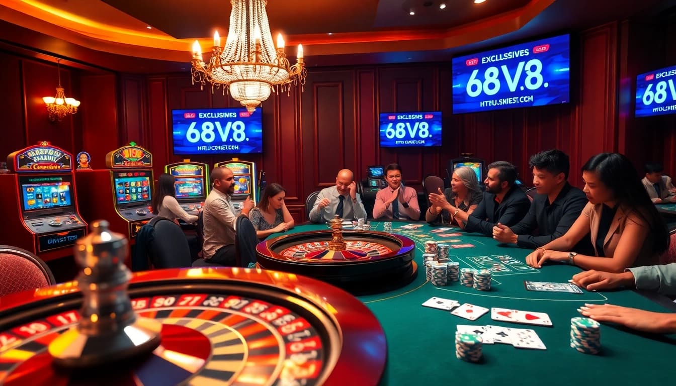 Engage in thrilling games at https://68vip.tech/ with vibrant casino tables and dynamic roulette action.