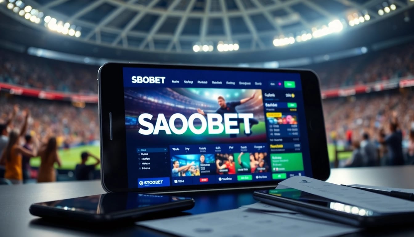 Taruhan menggunakan SBOBET di antarmuka yang modern dan menarik.