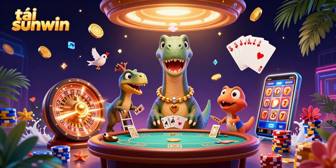 Engage with the thrilling tải sunwin casino experience featuring vibrant 3D characters and dynamic game elements.