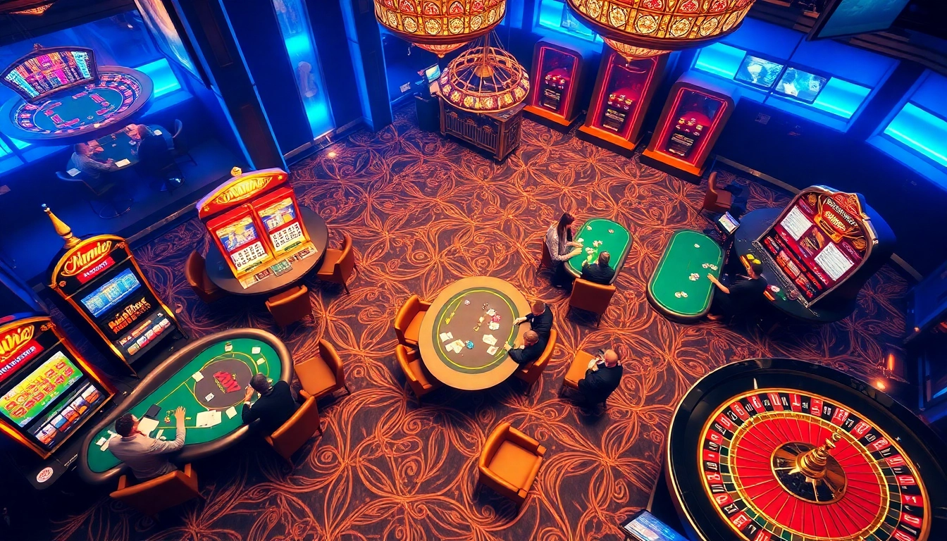 High-stakes gambling excitement at IWIN68 casino with vibrant tables and thrilling gameplay.