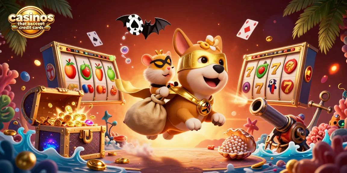 Experience exciting gameplay at casinos that accept credit cards with massive gold coin wins.