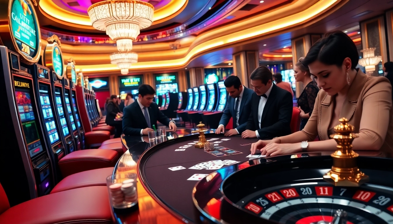 High-stakes gamblers enjoy the vibrant atmosphere at for88.kim's luxury casino.