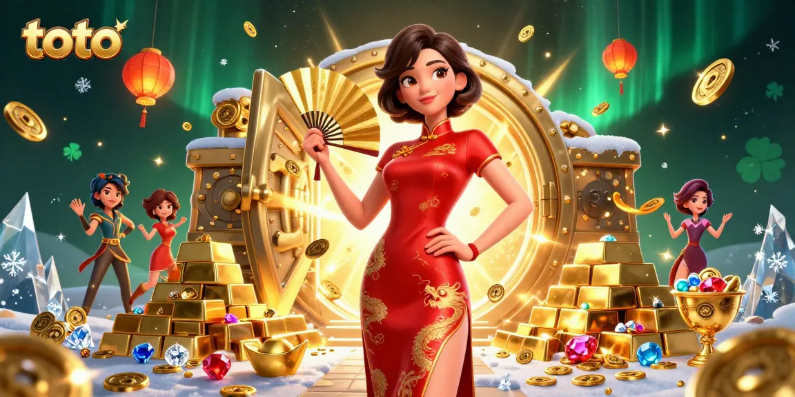 Experience high-stakes toto casino action with vibrant characters and lavish winnings.