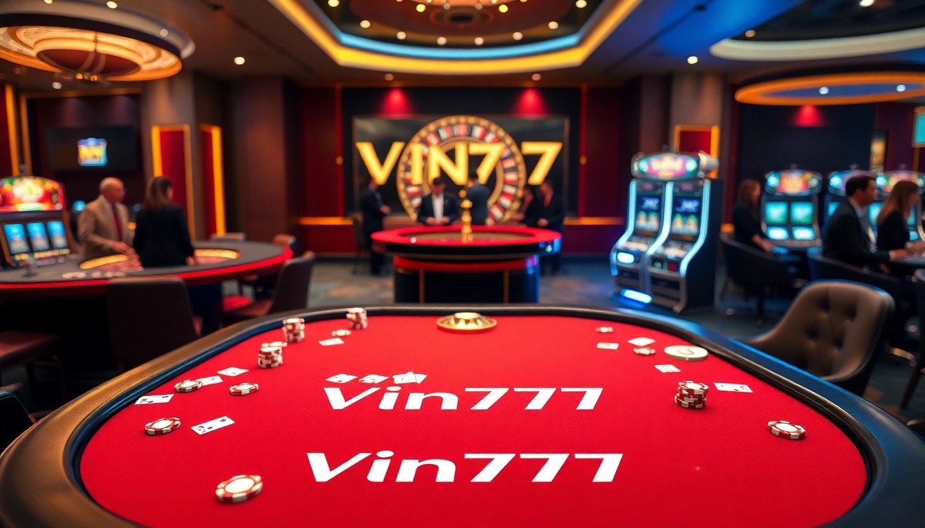 Experience the excitement of Vin777 with vibrant casino games and professional betting tables.
