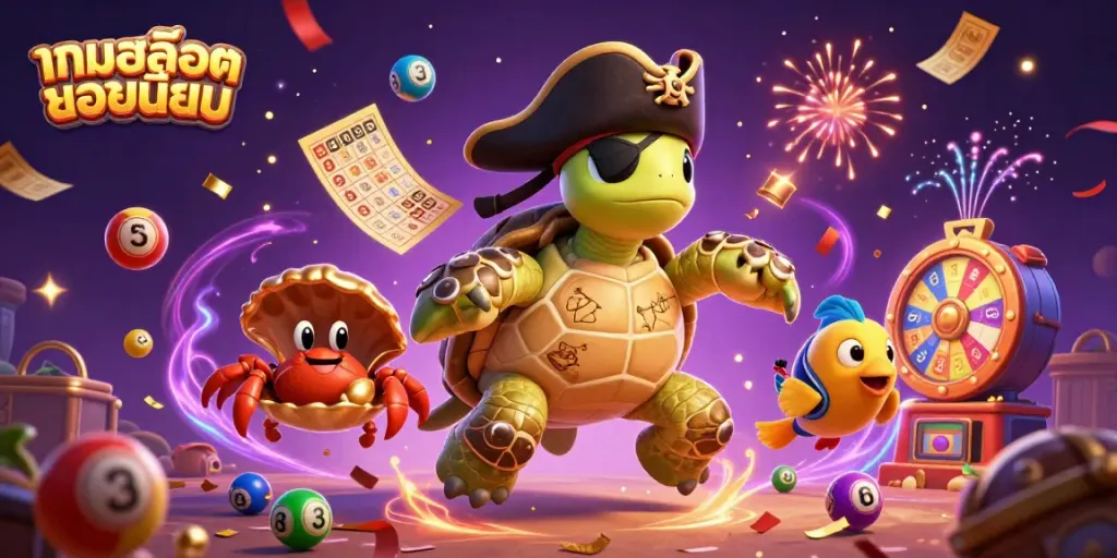 Engage with the vibrant world of เกมสล็อตยอดนิยม, featuring colorful characters, dynamic game elements, and festive visuals for an exciting casino experience.