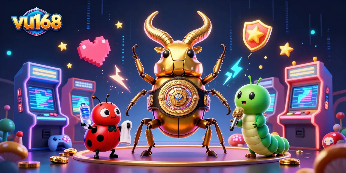 Experience thrilling gameplay at vu168 featuring dynamic casino elements and energetic characters.