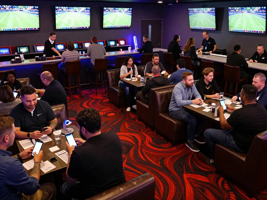 Watch eager bettors in the lively SOC88 sports lounge analyzing odds and placing bets