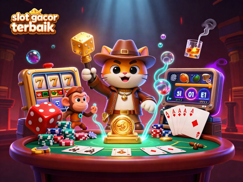 Menggali slot gacor terbaik dengan cat arkeolog 3D dan teman monyet di kasino bertema kuno.