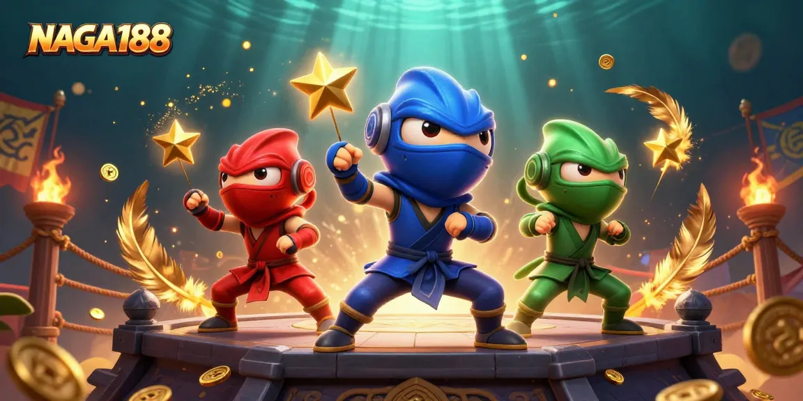 NAGA188 menawarkan pengalaman bertaruh dengan chameleon ninja beraksi di arena kasino yang penuh warna.