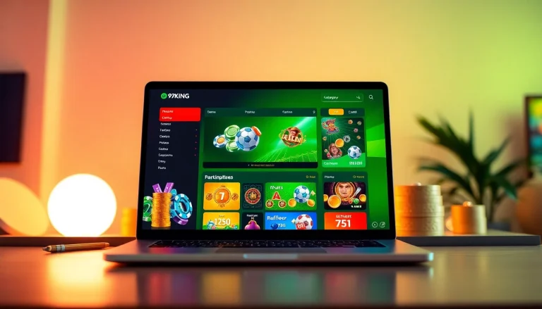 Fesselnde Online-Glücksspiel-Szene mit lebendigen Darstellungen der Plattform 79king hn.