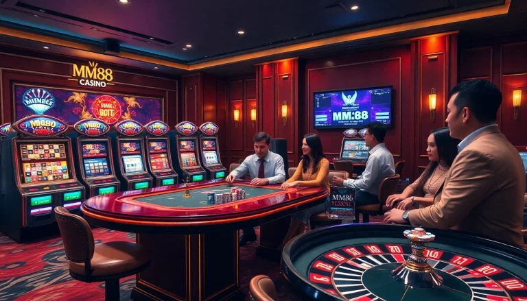 Experience the excitement of online gaming at https://mm88.how/ with luxurious casino elements and vibrant visuals.