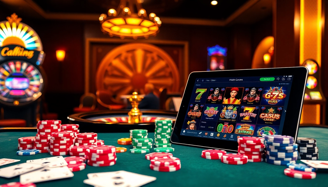 Experience the excitement of gaming on the trang chủ go8 with vibrant casino visuals.