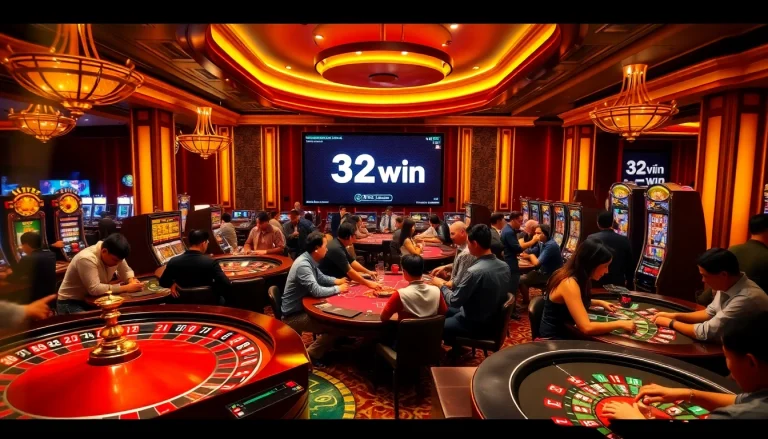 Experience the thrill of 32 win at a luxurious casino filled with exciting games and players.
