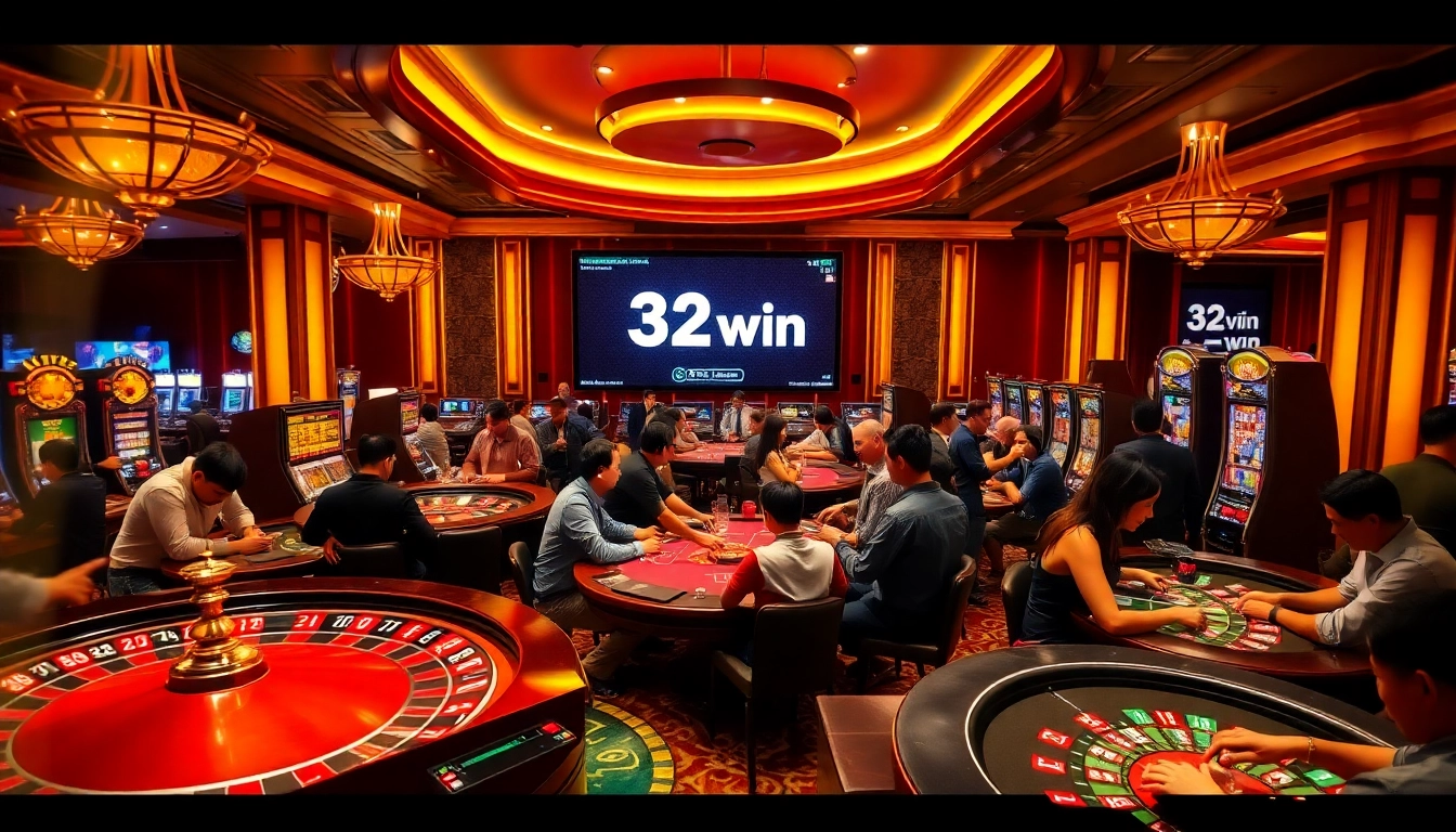 Experience the thrill of 32 win at a luxurious casino filled with exciting games and players.