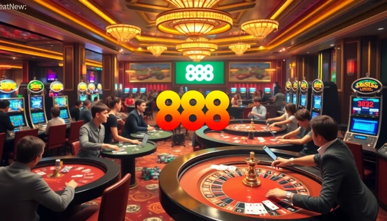 Experience the excitement of 888 new with vibrant casino games and dynamic players.