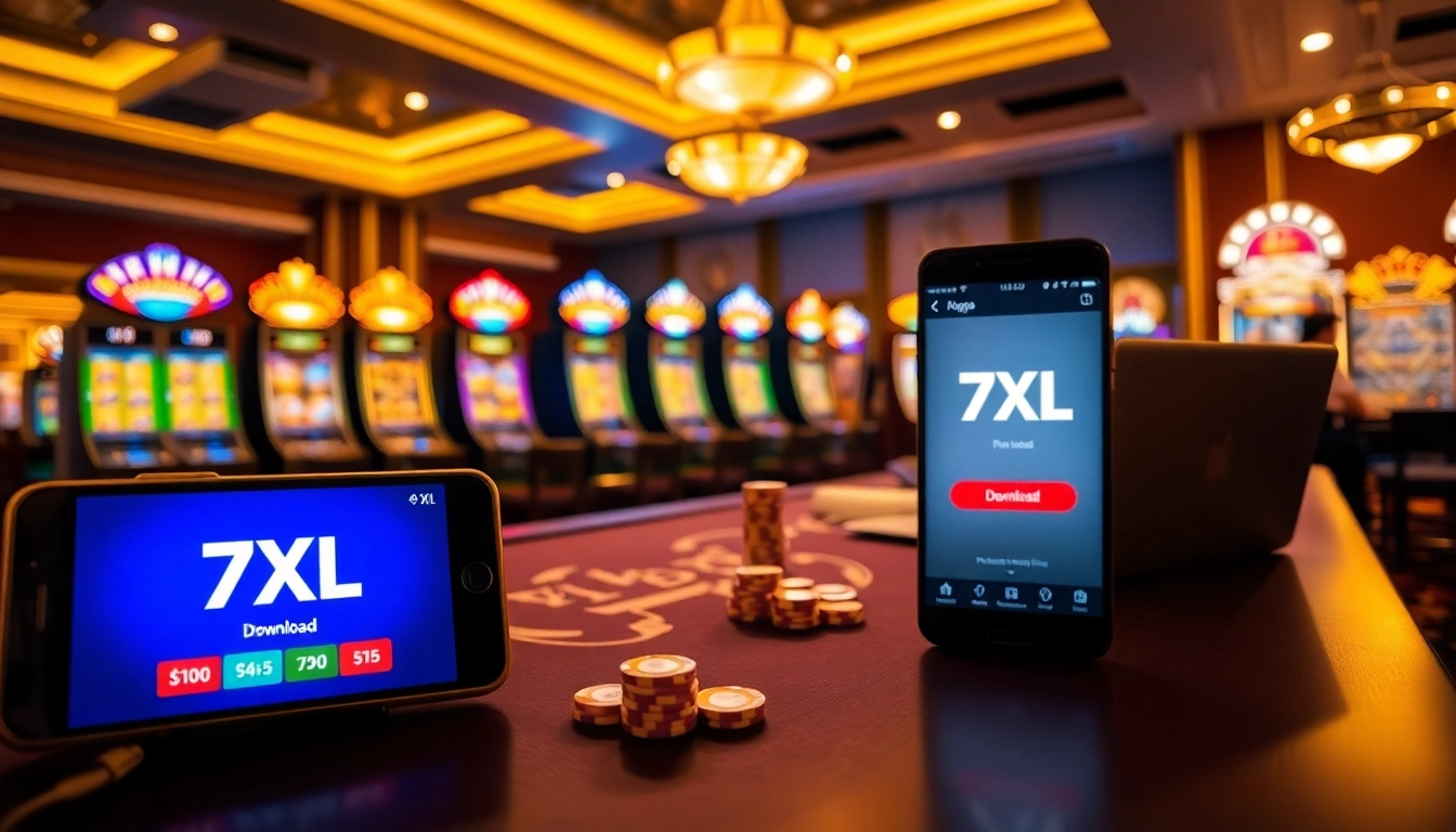 התחושה של הריגוש בהורדת 7XL ובפוקר אונליין עם אלמנטים קזינו צבעוניים