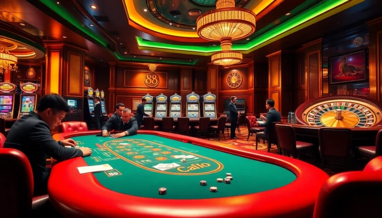 Experience luxury gambling at 88i with elite poker action and vibrant slot machines.