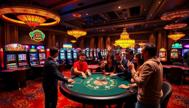 Experience the thrill of game vvjl at a vibrant casino with engaging players and sophisticated tables.