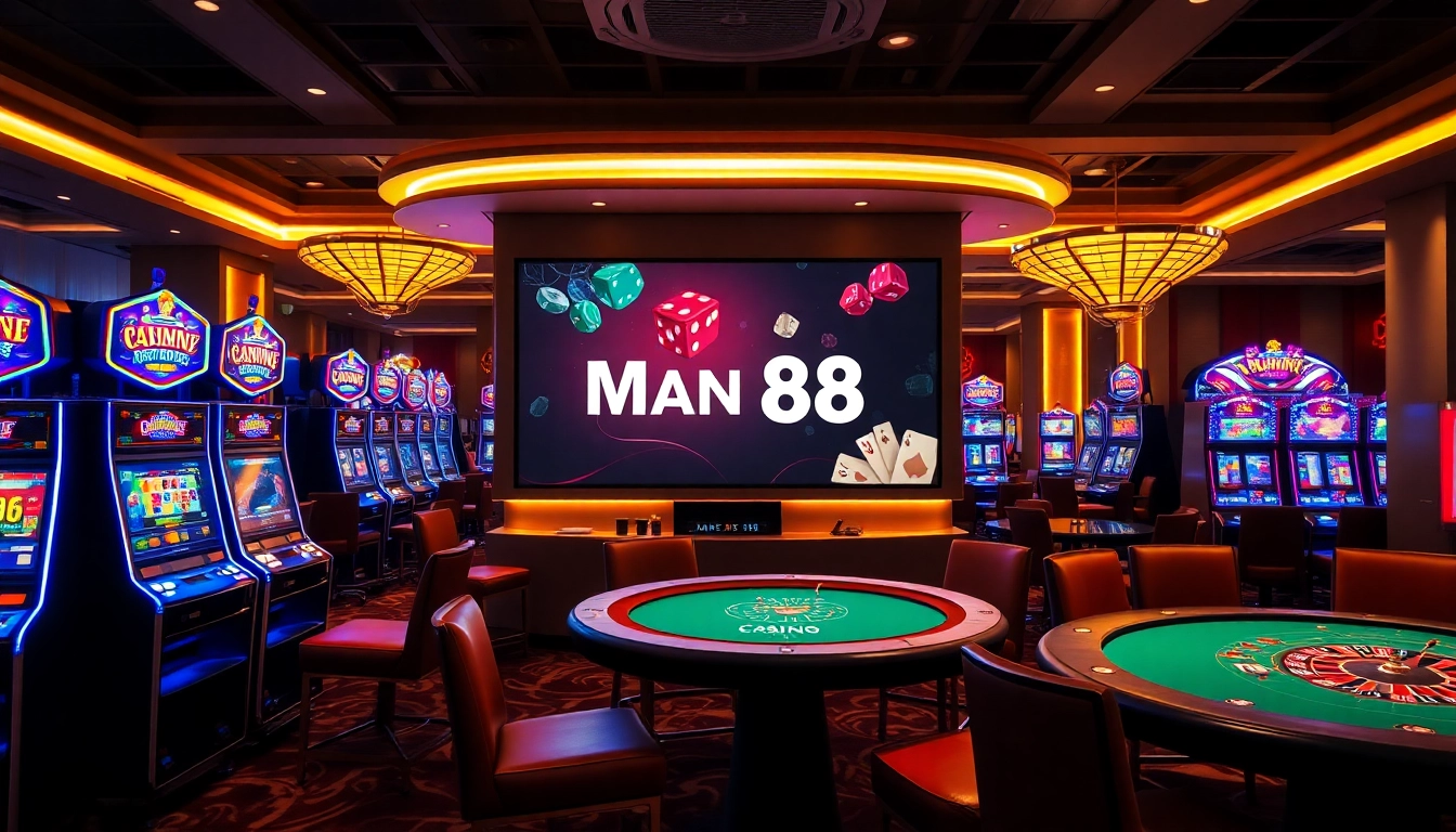 Experience the thrill of winning at Man88's top-notch casino games and sports betting.