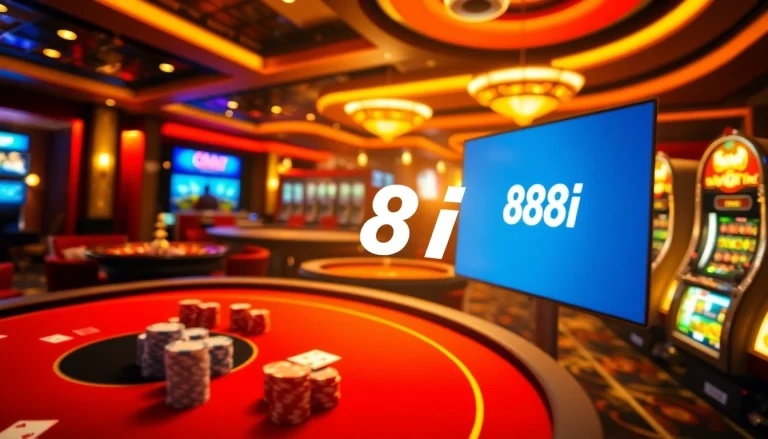 Feel the excitement of winning at 88i casino with immersive poker tables and vibrant gaming visuals.