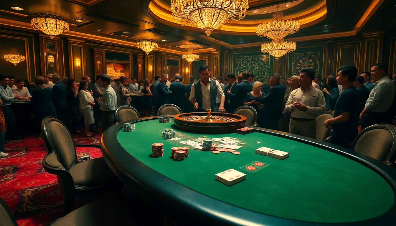 Engaging gamblers in a luxurious casino atmosphere while emphasizing the excitement of mì gõ tập 88.