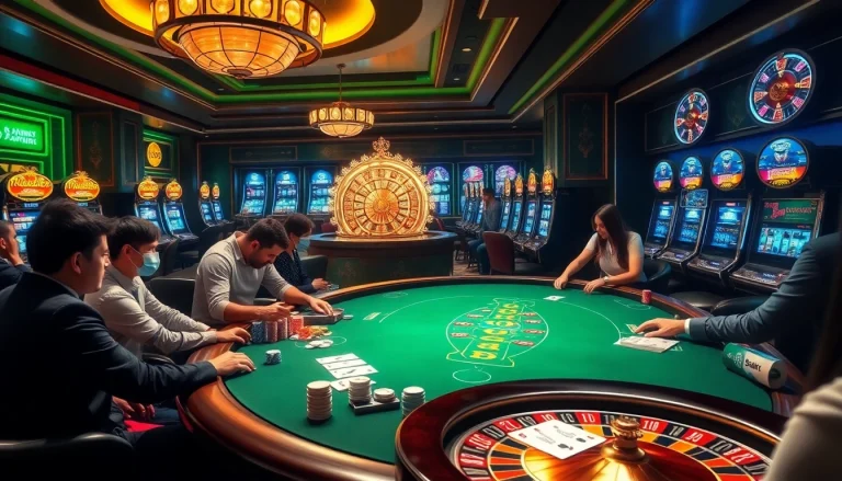 Experience the thrill of winning at MB66 casino with vibrant card games, roulette, and slot machines.