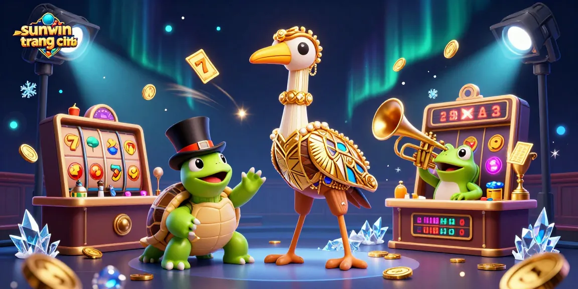 Capture exciting gameplay at sunwin trang chính with vibrant characters and slot elements in a dynamic scene.
