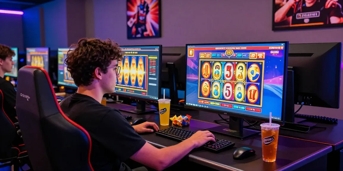 Engaged player exploring new online slot sites with vibrant game interfaces in an immersive gaming atmosphere.
